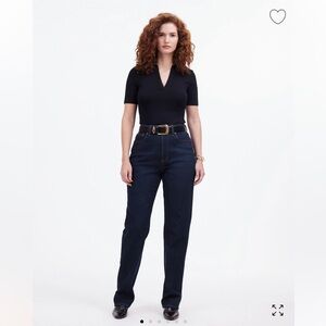 The Petite Curvy '90s Straight Jean